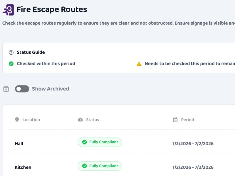 Speed up compliance checks